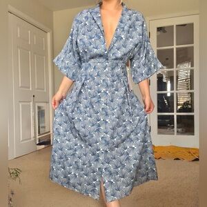 Never a wallflower coastal‎ midi shell dress NWT size XS